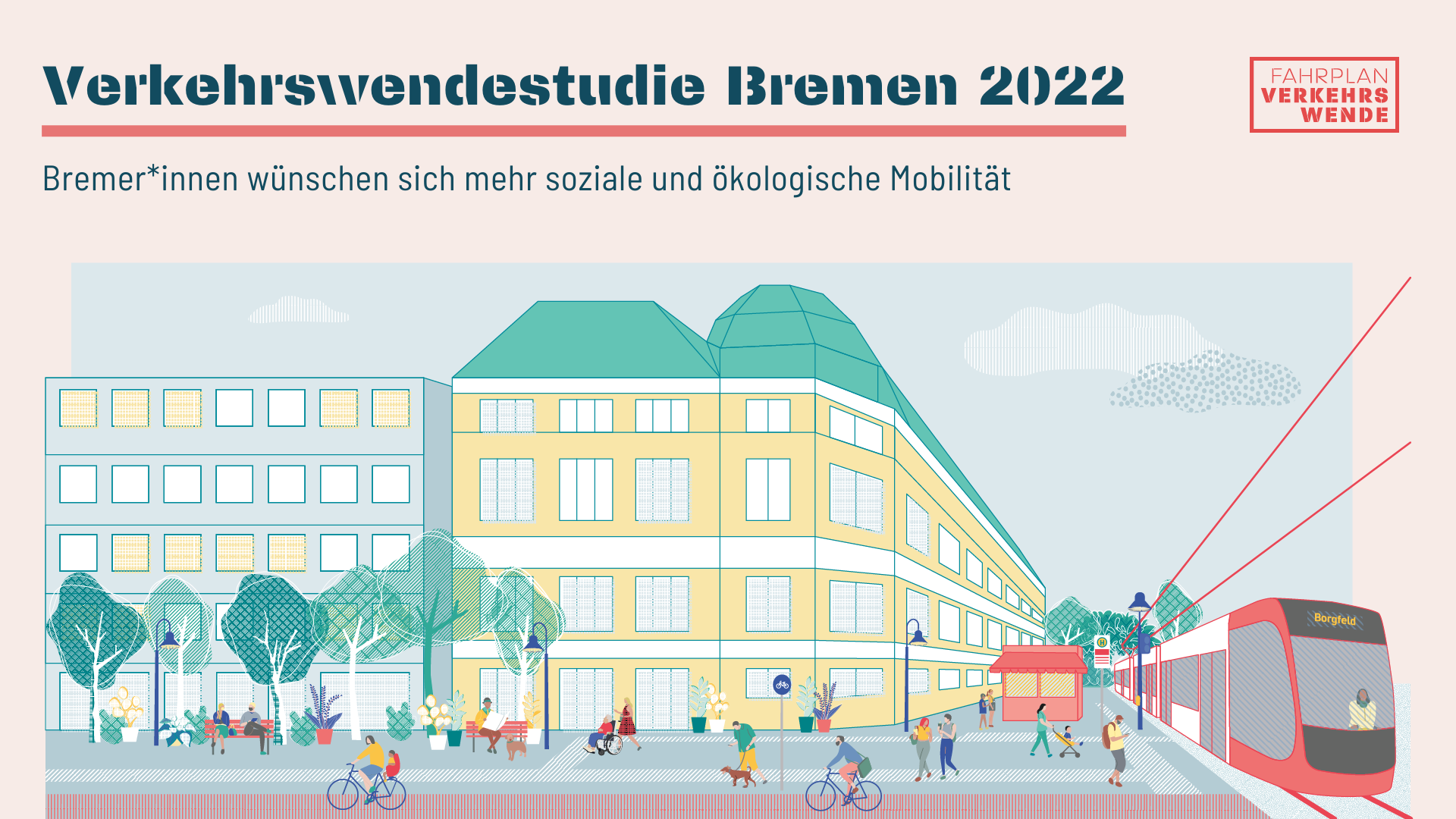 Plakat zur Verkehrswendestudie