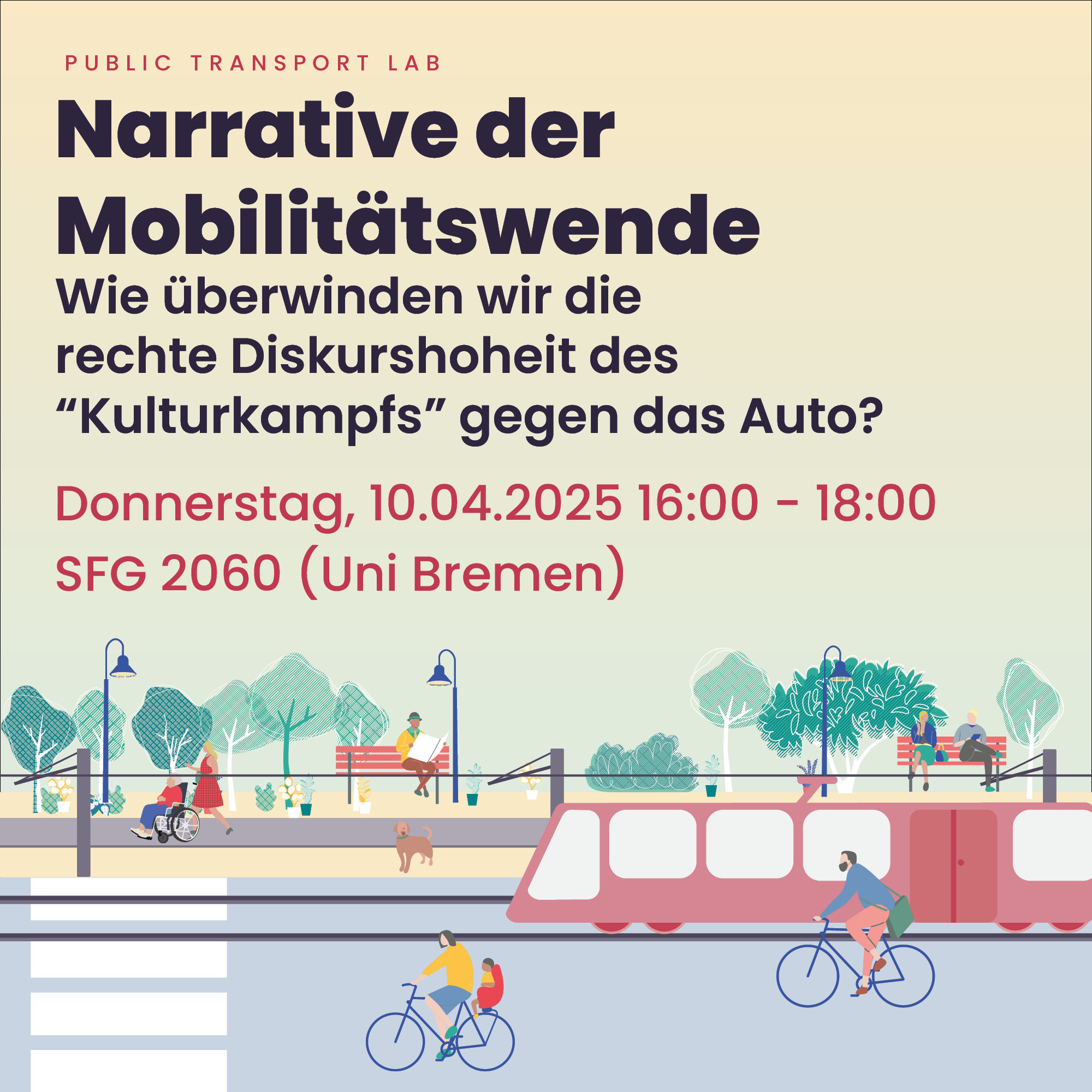 Poster für das Public Transport Lab